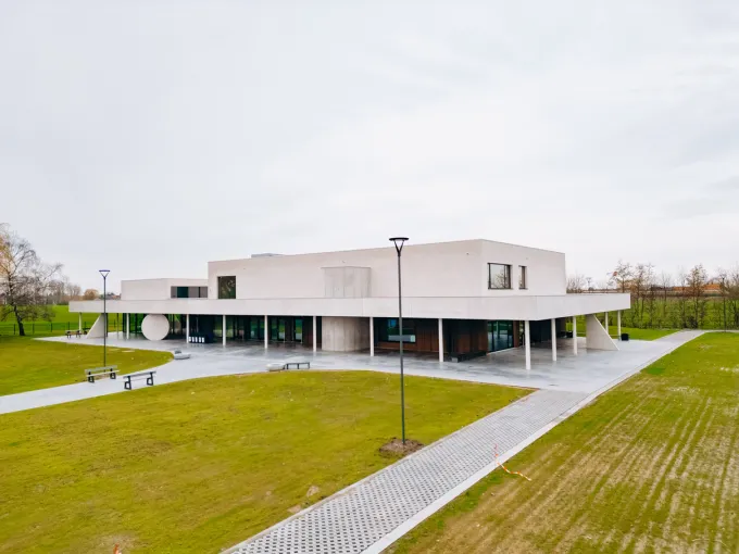 Vue au drone du projet Ploegsteert