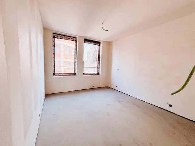 Vue de l'intérieur du chantier de Molenbeek