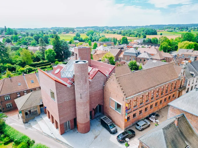 Ellezelles vue aérienne