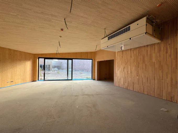 Vue de l'intérieur du chantier de La Louvière Bocage