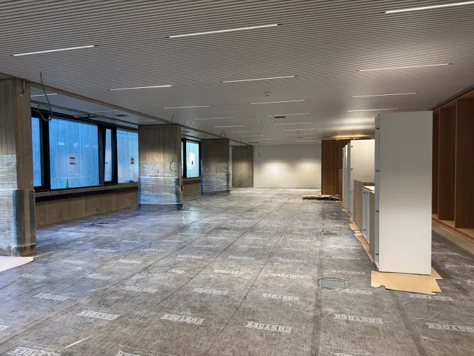 Vue de l'intérieur du projet Namur Bump