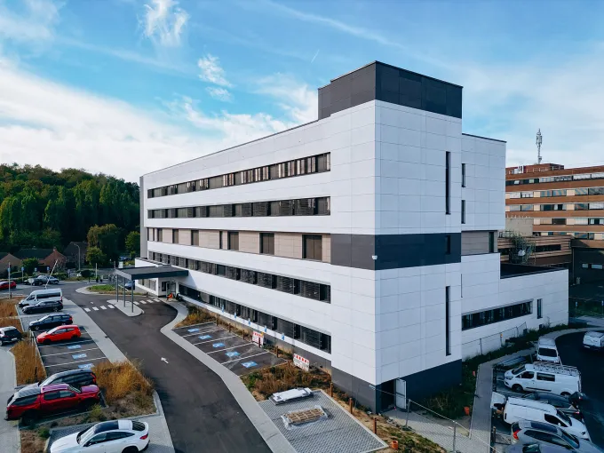 Vue de l'extérieur du projet Hornu Epicura
