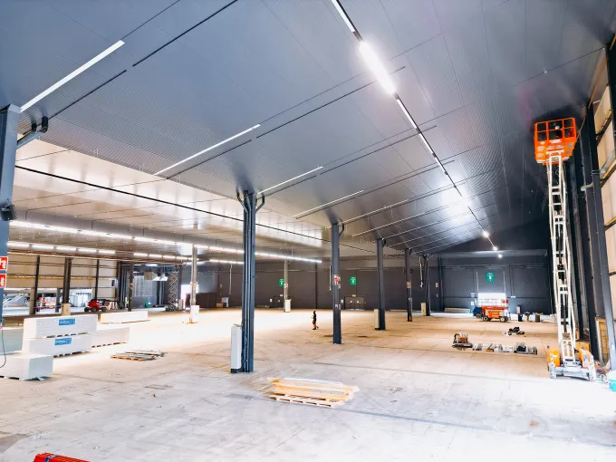 Vue de l'intérieur de Namur Expo