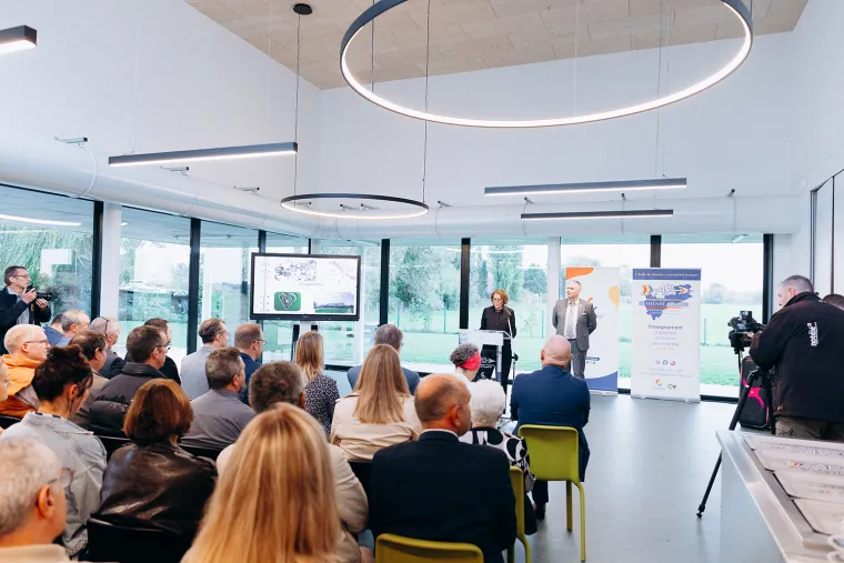 Inauguration de l'école de Ploegsteert