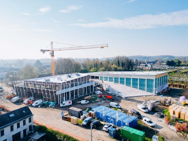 Chantier de Cuesmes | Avancement des travaux