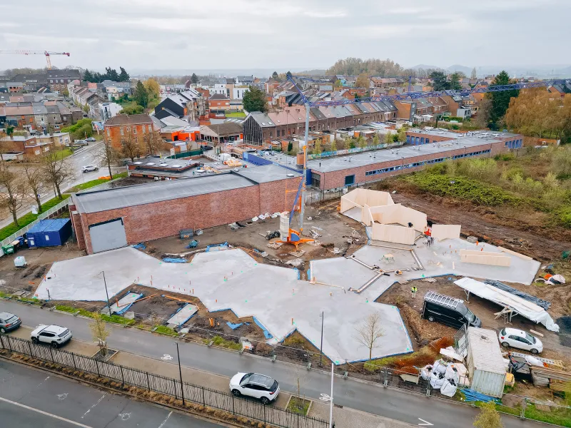 Avancement du chantier | Extension de l'école communale du Bocage