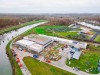 Vue de l'extérieur du projet Peronnes salle de sport