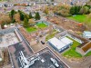 vue au drone du chantier Mons arbre vert
