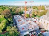 Vue aérienne du projet de Binche