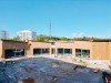 Vue de l'extérieur du chantier de La Louvière Bocage